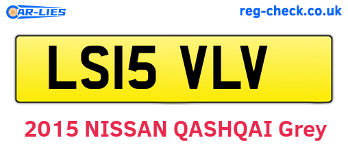 LS15VLV are the vehicle registration plates.