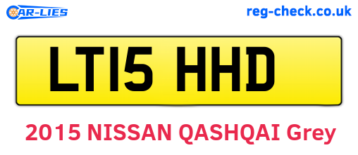 LT15HHD are the vehicle registration plates.