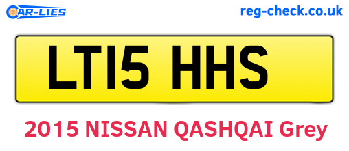 LT15HHS are the vehicle registration plates.