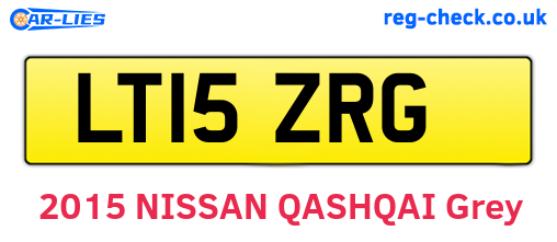 LT15ZRG are the vehicle registration plates.