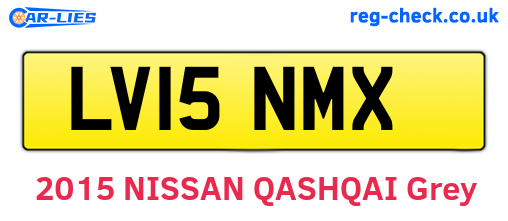 LV15NMX are the vehicle registration plates.