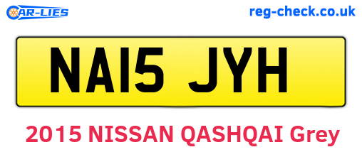 NA15JYH are the vehicle registration plates.