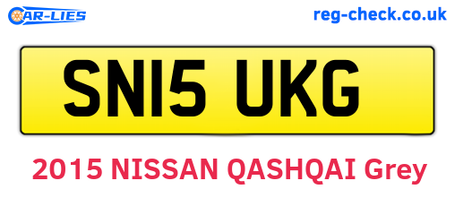 SN15UKG are the vehicle registration plates.