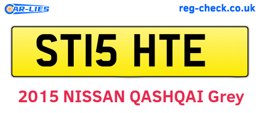 ST15HTE are the vehicle registration plates.