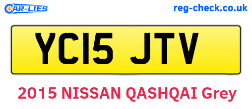 YC15JTV are the vehicle registration plates.