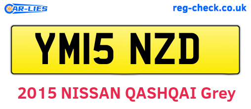 YM15NZD are the vehicle registration plates.