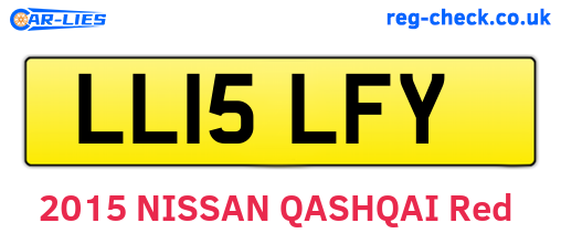 LL15LFY are the vehicle registration plates.