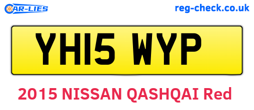 YH15WYP are the vehicle registration plates.