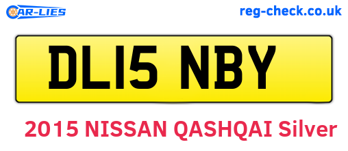 DL15NBY are the vehicle registration plates.