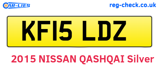KF15LDZ are the vehicle registration plates.
