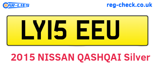 LY15EEU are the vehicle registration plates.