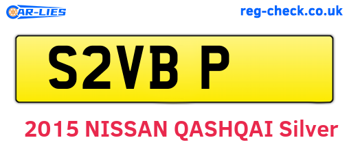 S2VBP are the vehicle registration plates.