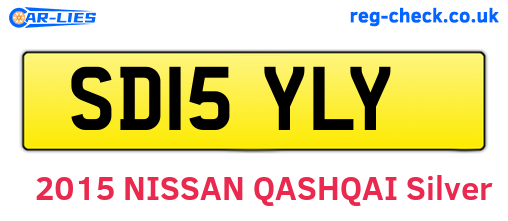 SD15YLY are the vehicle registration plates.