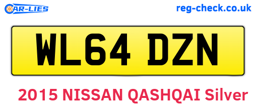 WL64DZN are the vehicle registration plates.