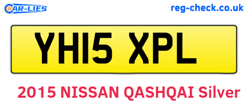 YH15XPL are the vehicle registration plates.