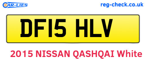 DF15HLV are the vehicle registration plates.