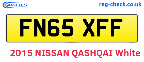FN65XFF are the vehicle registration plates.