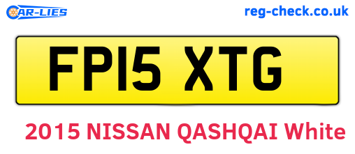 FP15XTG are the vehicle registration plates.