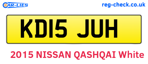 KD15JUH are the vehicle registration plates.