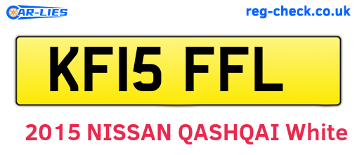 KF15FFL are the vehicle registration plates.