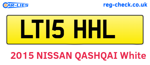 LT15HHL are the vehicle registration plates.