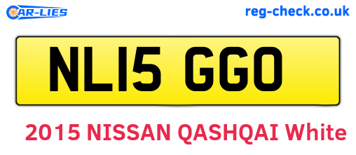 NL15GGO are the vehicle registration plates.