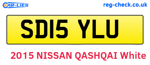 SD15YLU are the vehicle registration plates.