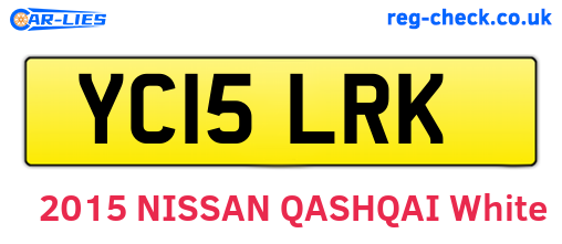 YC15LRK are the vehicle registration plates.