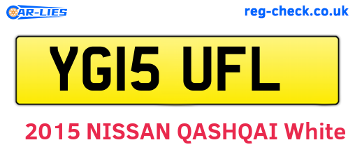 YG15UFL are the vehicle registration plates.