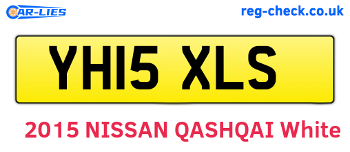 YH15XLS are the vehicle registration plates.