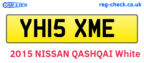 YH15XME are the vehicle registration plates.