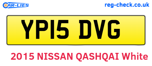 YP15DVG are the vehicle registration plates.