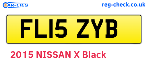 FL15ZYB are the vehicle registration plates.
