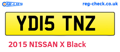 YD15TNZ are the vehicle registration plates.
