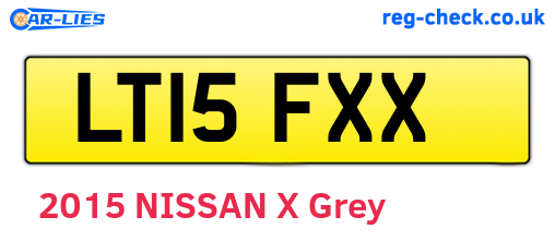 LT15FXX are the vehicle registration plates.