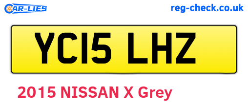 YC15LHZ are the vehicle registration plates.