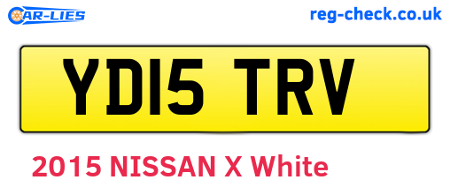 YD15TRV are the vehicle registration plates.