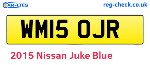 Blue 2015 Nissan Juke (WM15OJR)
