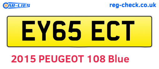 EY65ECT are the vehicle registration plates.