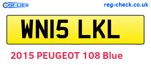 WN15LKL are the vehicle registration plates.