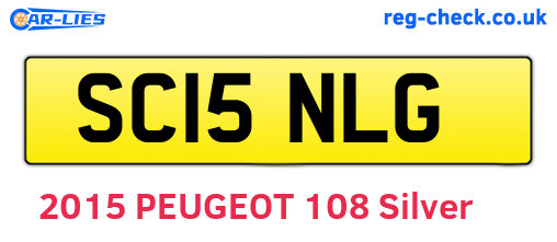 SC15NLG are the vehicle registration plates.