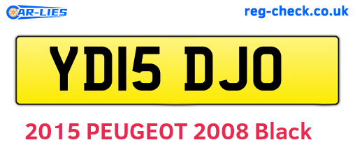 YD15DJO are the vehicle registration plates.