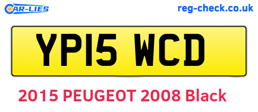 YP15WCD are the vehicle registration plates.