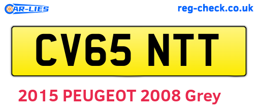 CV65NTT are the vehicle registration plates.