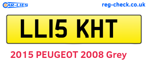 LL15KHT are the vehicle registration plates.