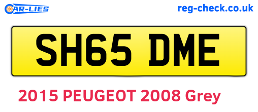 SH65DME are the vehicle registration plates.