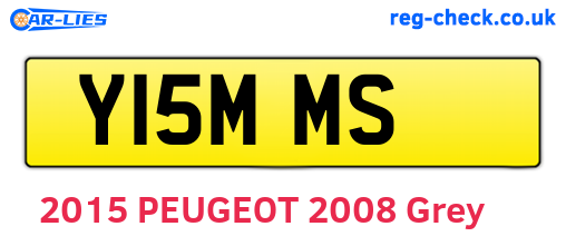 Y15MMS are the vehicle registration plates.