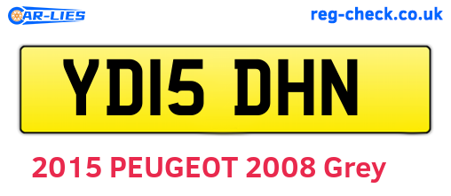 YD15DHN are the vehicle registration plates.