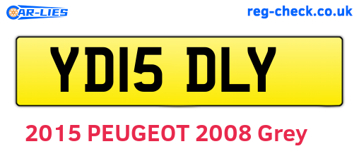 YD15DLY are the vehicle registration plates.