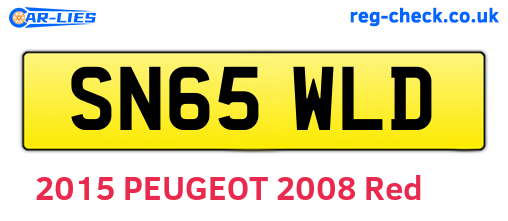 SN65WLD are the vehicle registration plates.